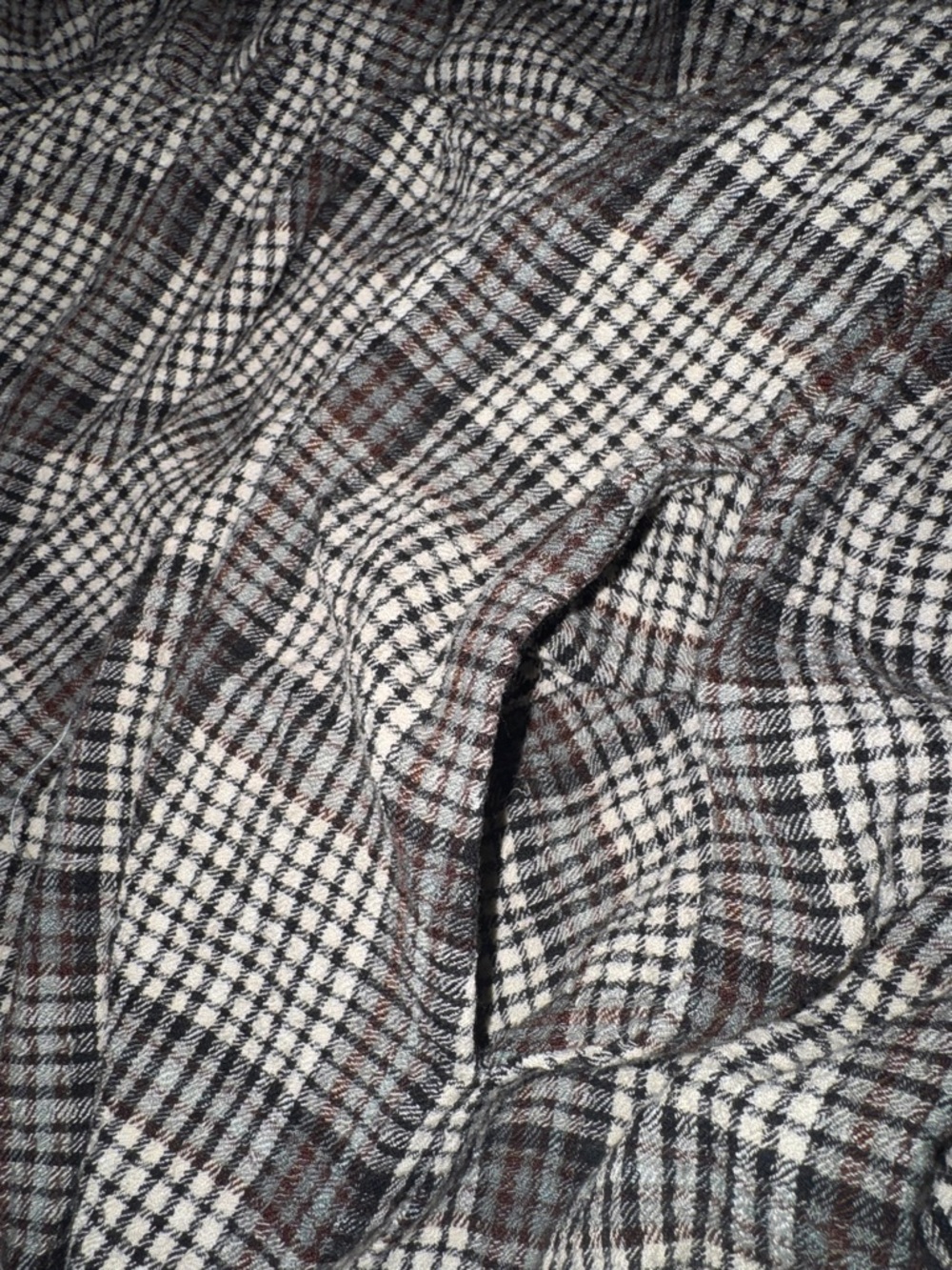 NWOT Cato Black and White Plaid Tie-Neck Women’s Dress With Pockets Size XL - Picture 12 of 14
